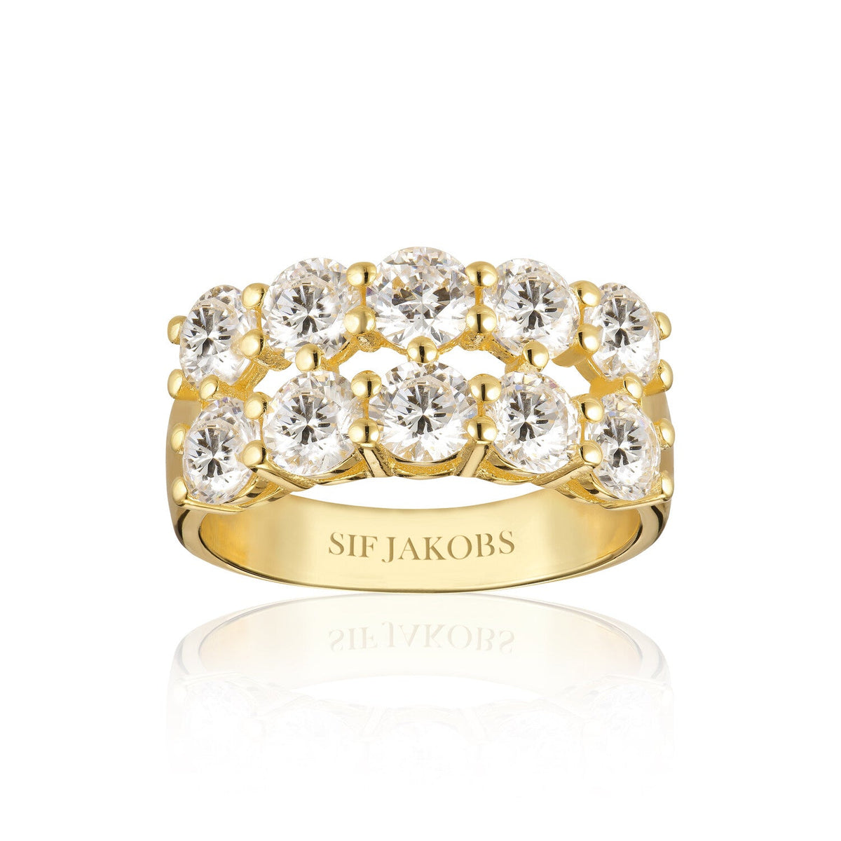 18K gold plated | White | 60, 18K gold plated | White | 58, 18K gold plated | White | 56, 18K gold plated | White | 54, 18K gold plated | White | 52