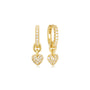 18K gold plated | White