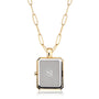 Stainless steel gold | White mother of pearl dial