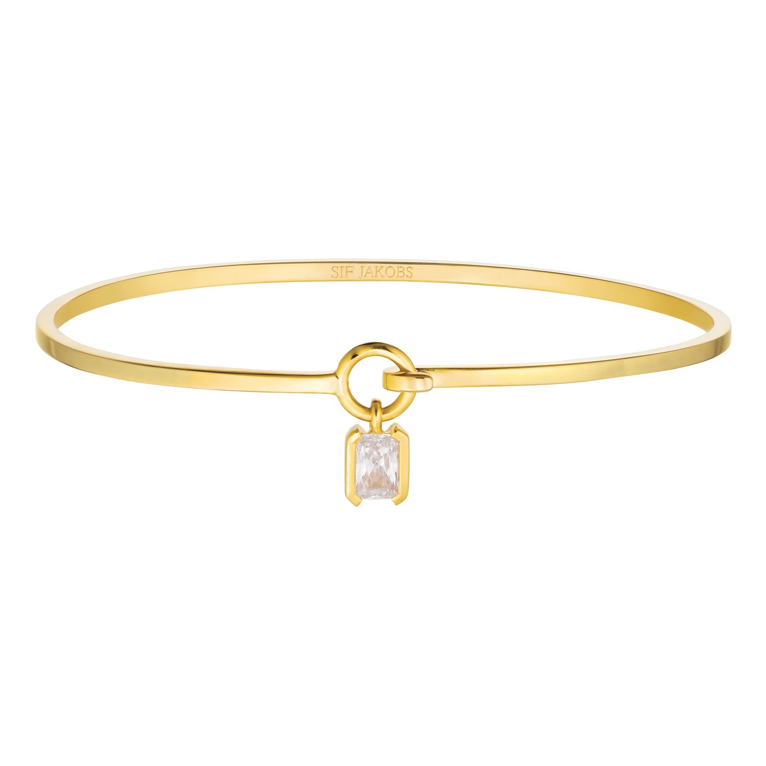 18K gold plated | White