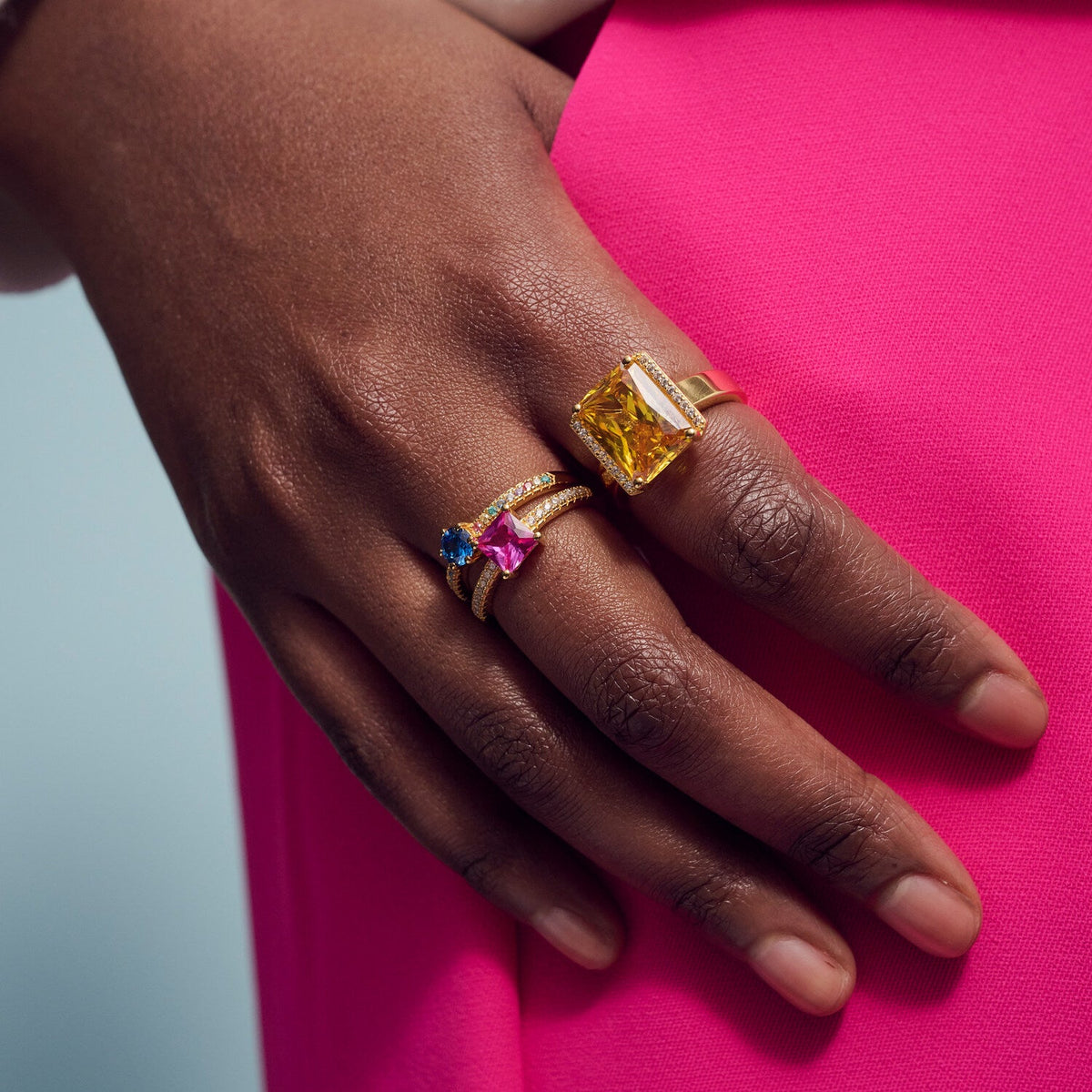 18K gold plated | Rose | 50