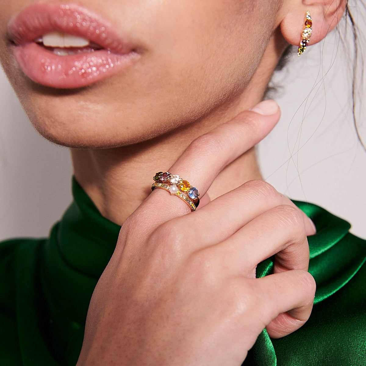 18K gold plated | Rainbow | 60, 18K gold plated | Rainbow | 58