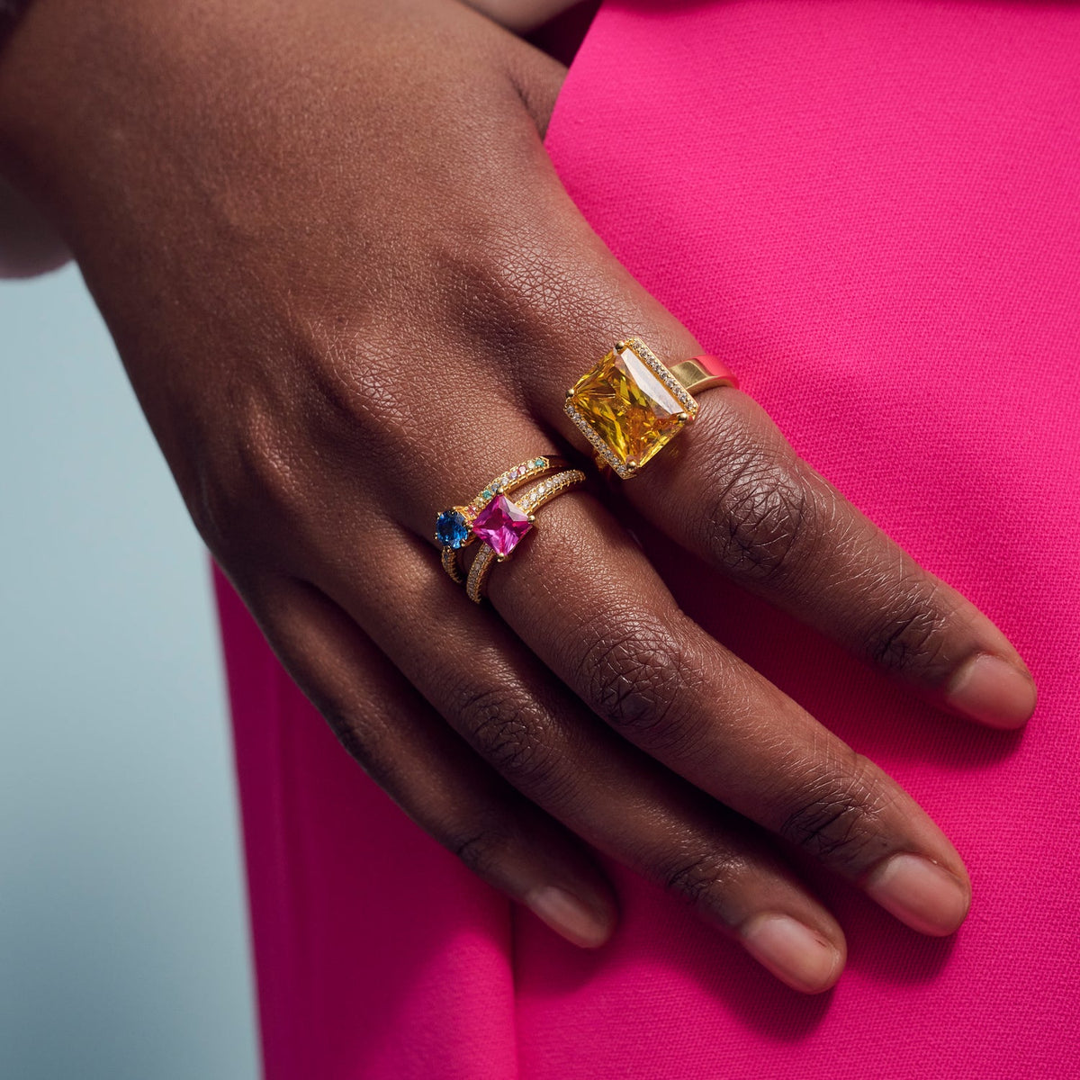 18K gold plated | Rainbow | 56, 18K gold plated | Rainbow | 54, 18K gold plated | Rainbow | 52, 18K gold plated | Rainbow | 50