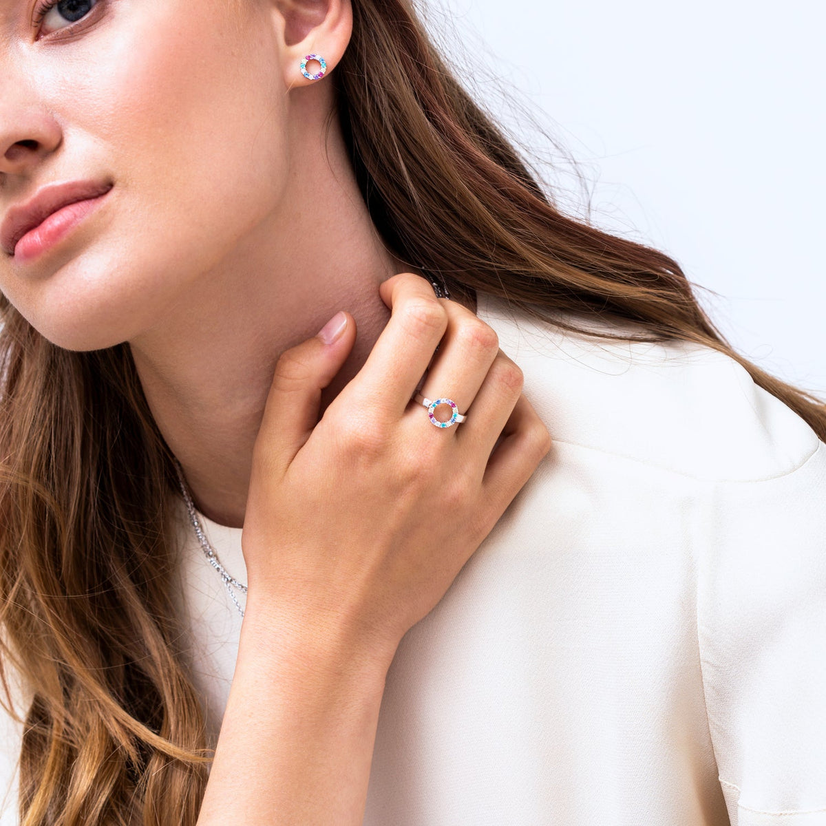 925 Sterling silver | Rainbow | 58