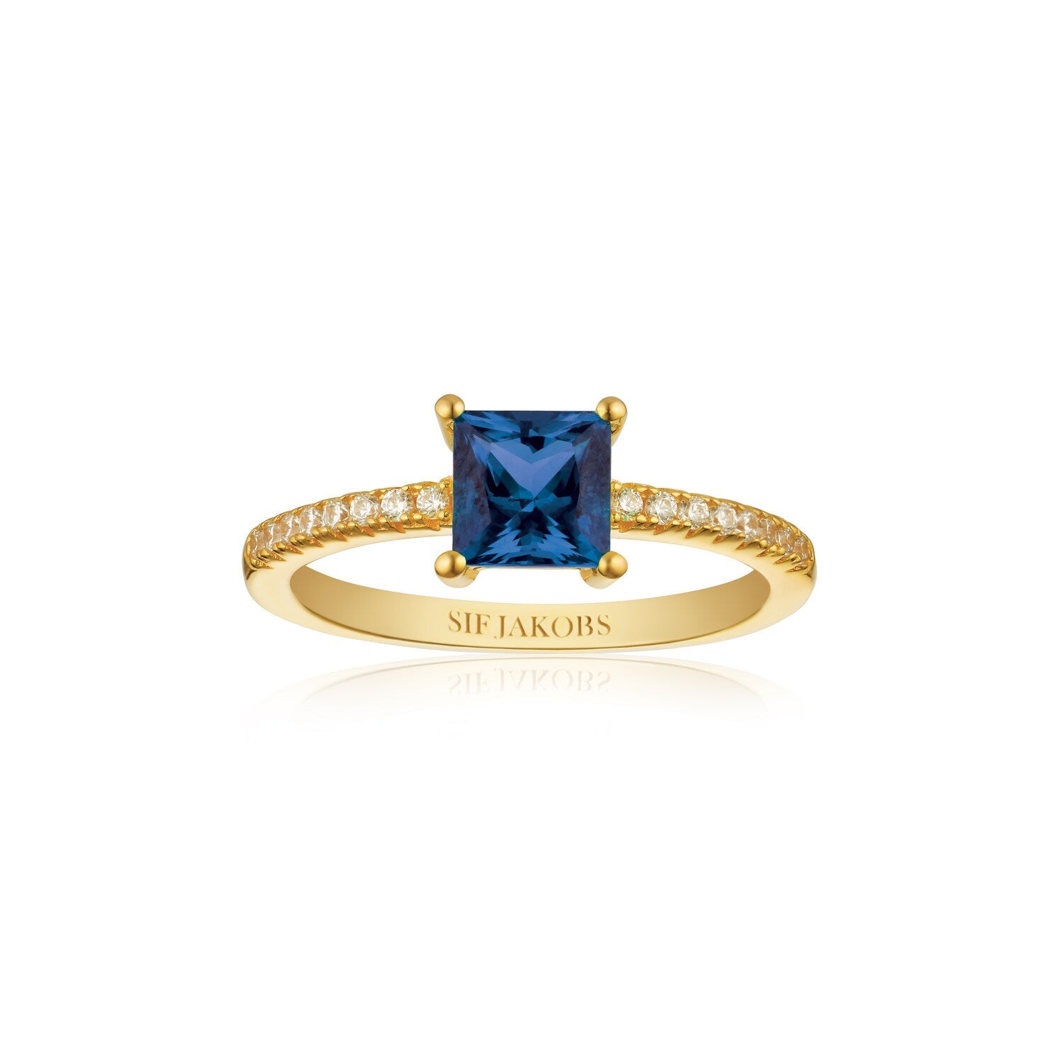 18K gold plated | Blue | 58
