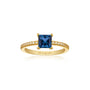 18K gold plated | Blue | 58