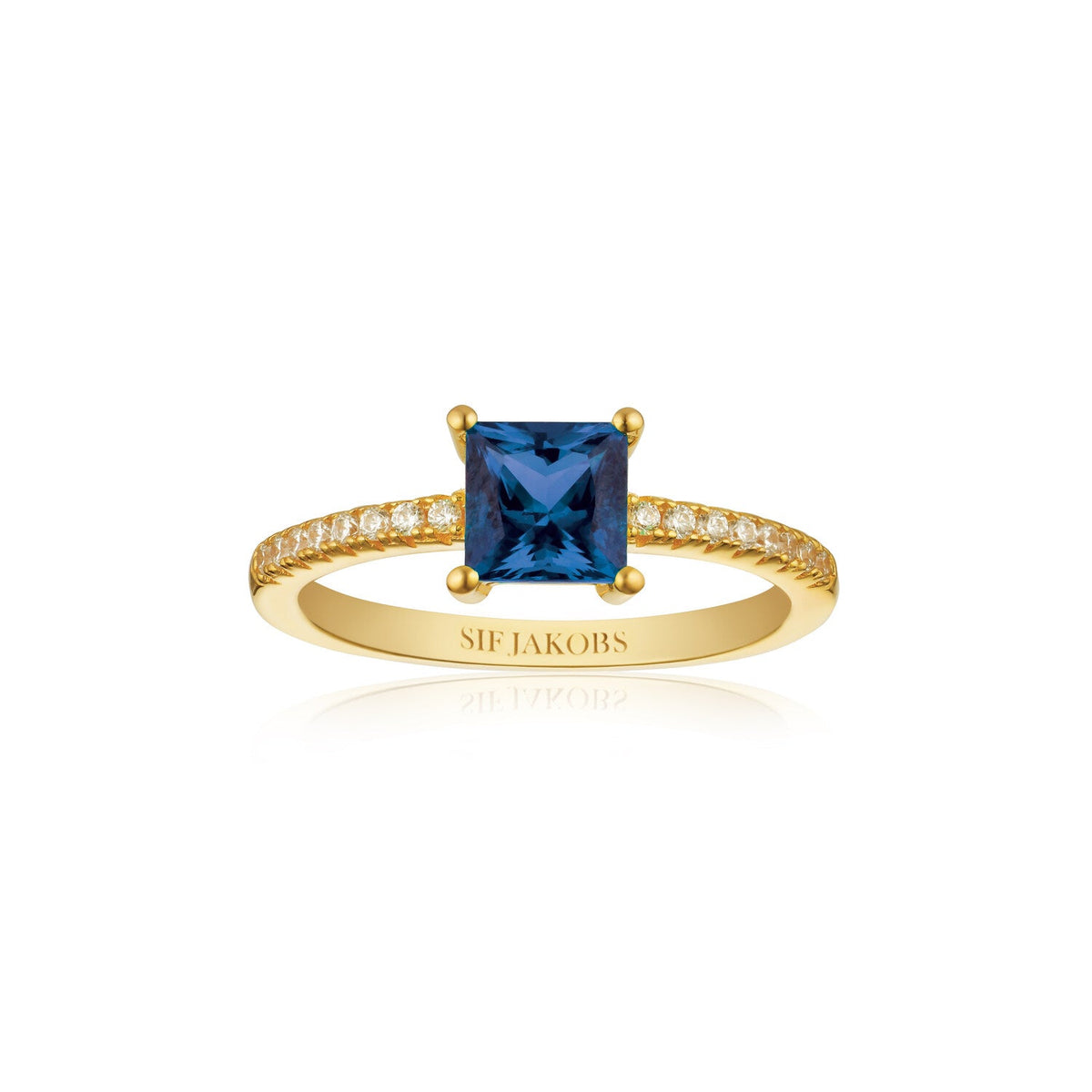 18K gold plated | Blue | 58