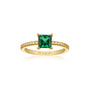 18K gold plated | Green | 52