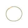 18K gold plated | Green | 16 cm