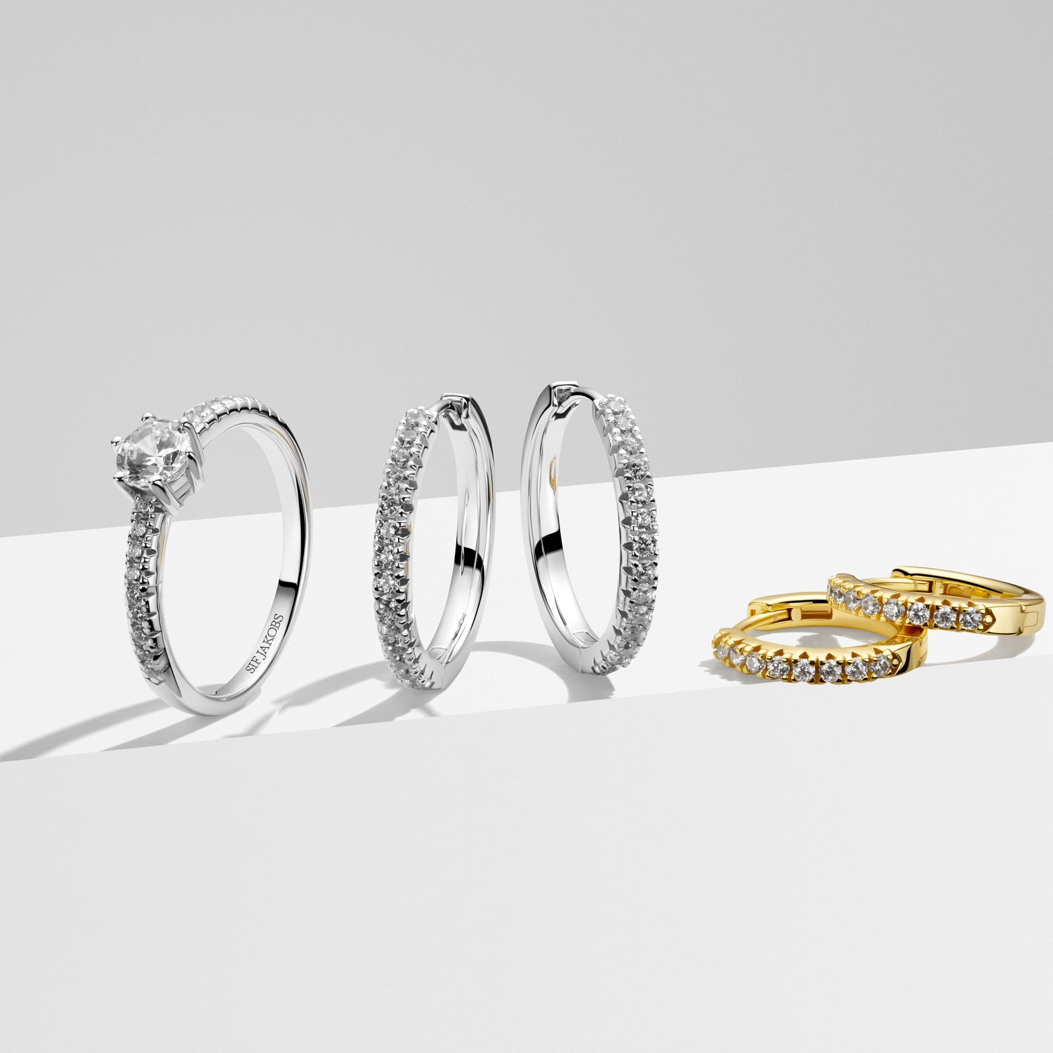 18K gold plated | White | 58, 18K gold plated | White | 56, 18K gold plated | White | 54, 18K gold plated | White | 52, 18K gold plated | White | 50