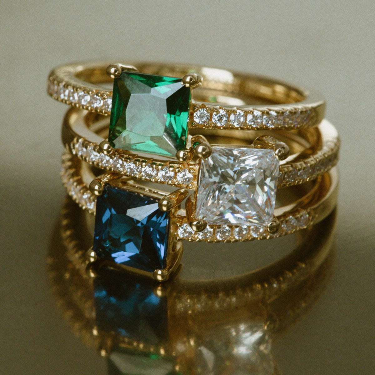 18K gold plated | White | 54, 18K gold plated | White | 52