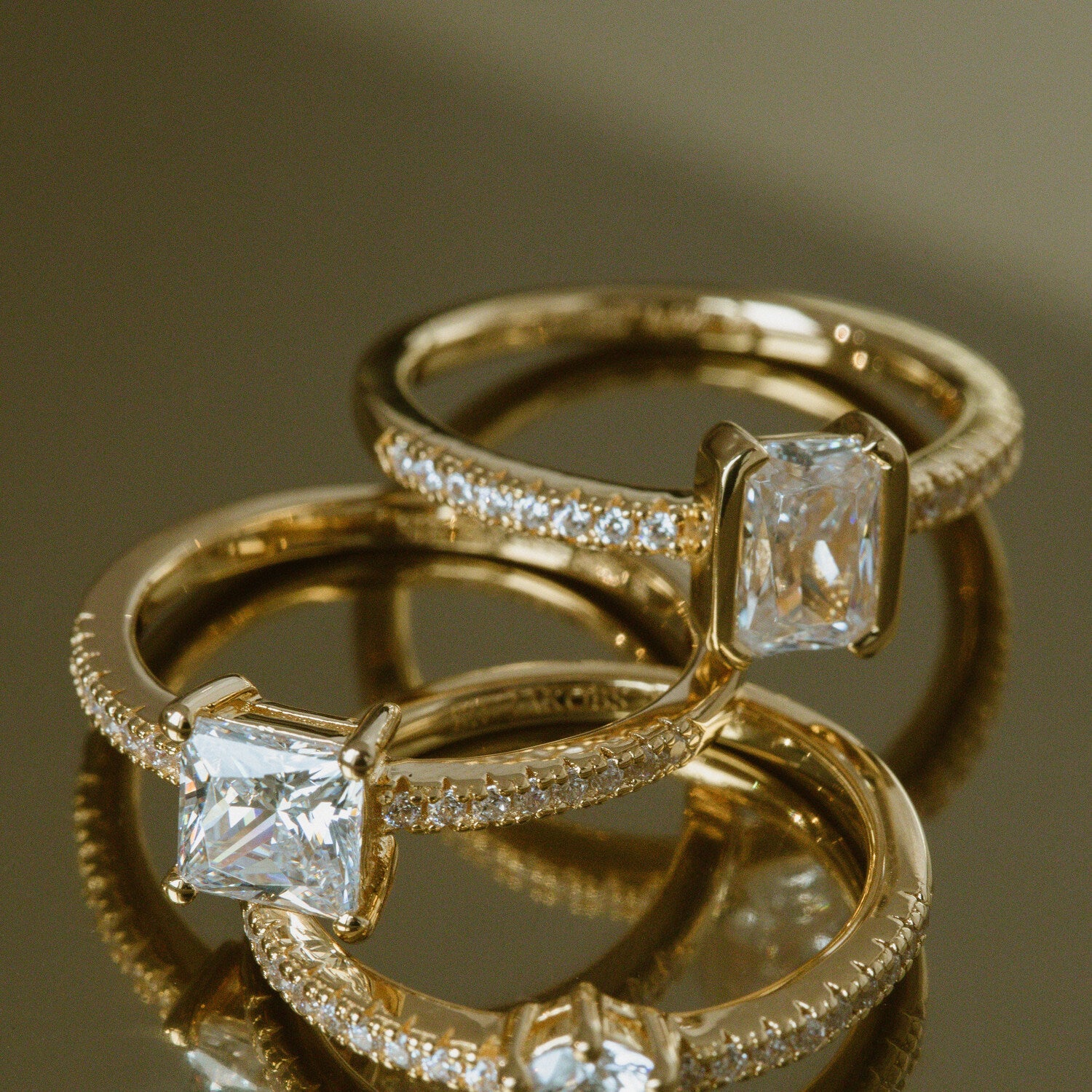 18K gold plated | White | 58, 18K gold plated | White | 56, 18K gold plated | White | 54, 18K gold plated | White | 52, 18K gold plated | White | 50