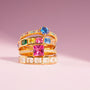 18K gold plated | Rainbow | 56, 18K gold plated | Rainbow | 54, 18K gold plated | Rainbow | 52, 18K gold plated | Rainbow | 50