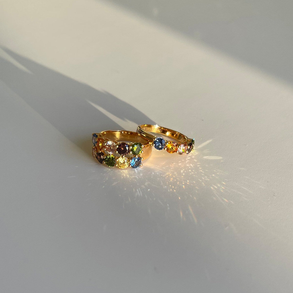18K gold plated | Rainbow | 60, 18K gold plated | Rainbow | 58