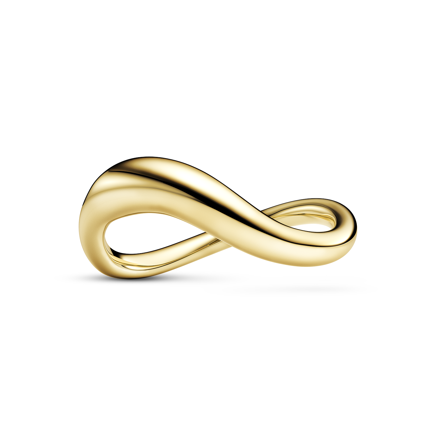 Žiedas Infinito Pianura, paauksuotas