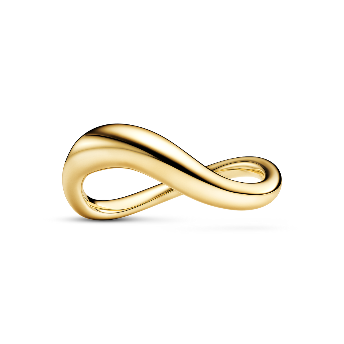 Žiedas Infinito Pianura, paauksuotas